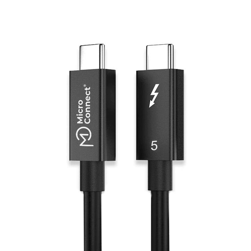 Premium Thunderbolt 5 Cable, 80 Gbps, 240w, 16k60hz, 1m