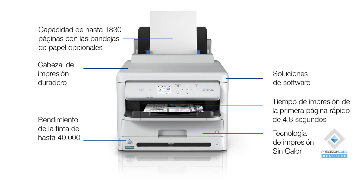 EAN 8715946716848 - Epson Pro WF-M5399DW impresora de inyección de tinta 1200 x 2400 DPI A4 Wifi imagen 3