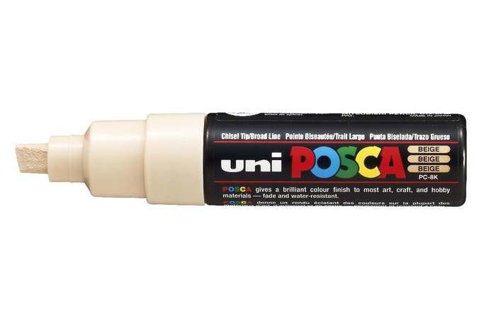 EAN 4902778107515 - POSCA uni PC-8K marcador 1 pieza(s) Punta de cincel Beige imagen 1