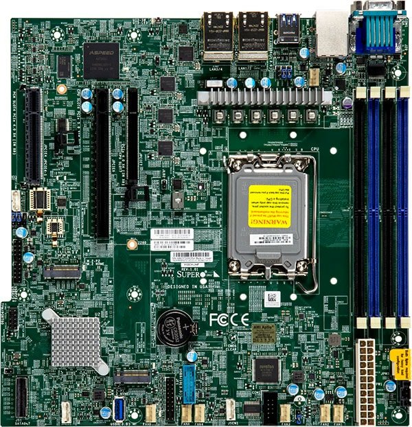 Supermicro Placa Base X13sch-Ln4f Micro-Atx Socket 1700 Ddr5-Only Bulk