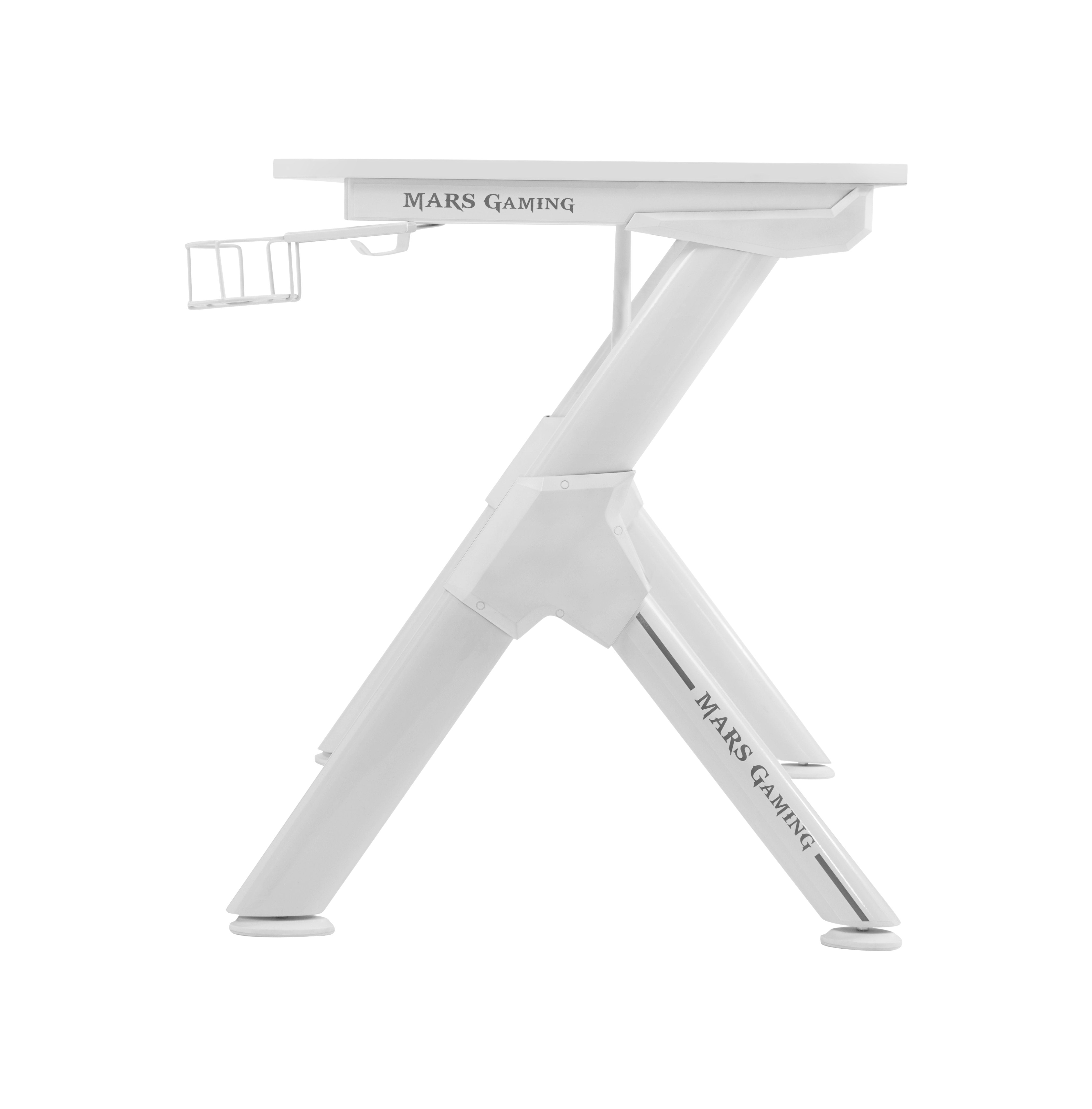 Mesa Gaming Mars Gaming Mgd140 140 X 60 X 75cm Blanca