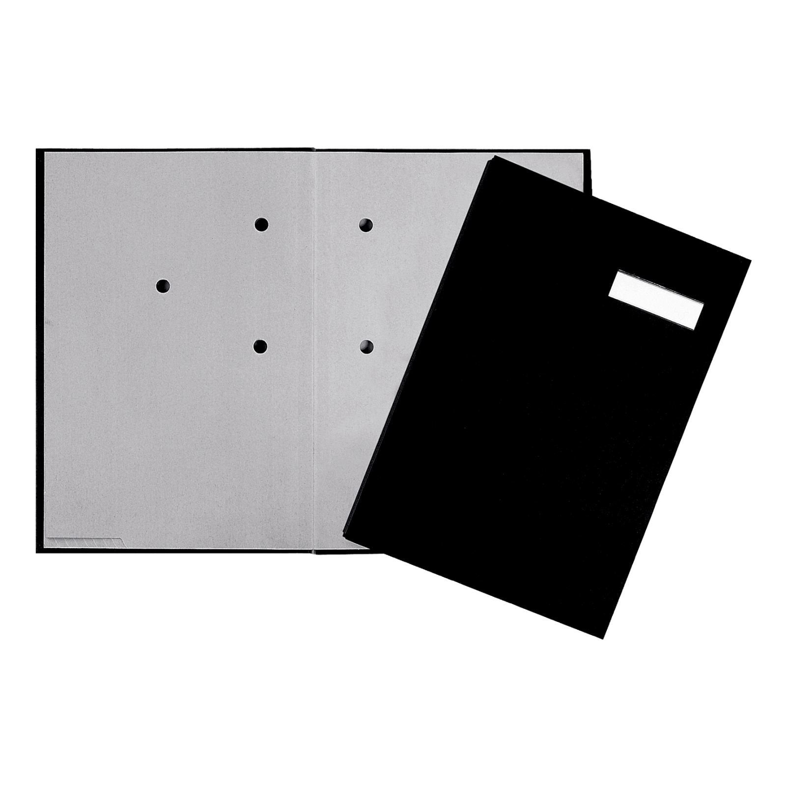 Pagna 24191-44 Carpeta A4 Cartón, Tela Negro