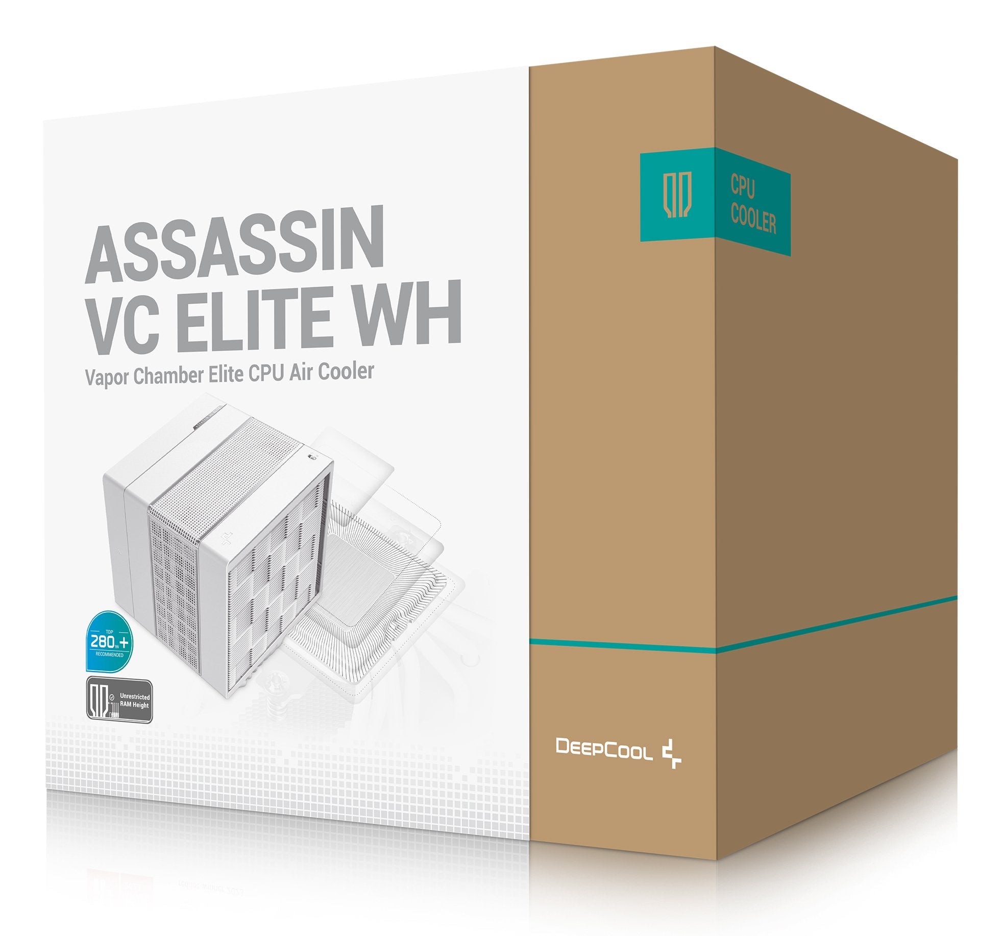 EAN 6933412729433 - DeepCool Assassin VC Elite WH Procesador Refrigerador de aire 120/140 mm Blanco 1 pieza(s) imagen 10
