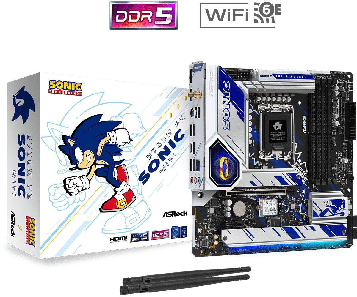 EAN 4710483941788 - Asrock B760M PG SONIC WIFI Intel B760 LGA 1700 micro ATX imagen 6