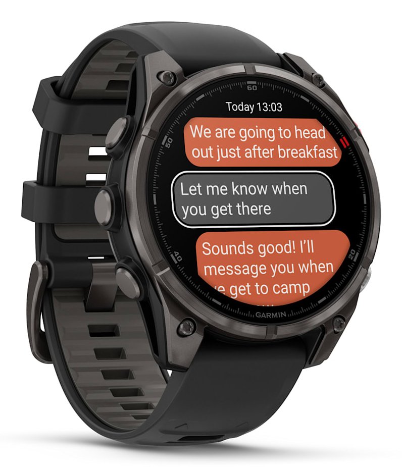Smartwatch Garmin Fenix 8 Pro 3,56 Cm (1.4") Amoled 47 Mm Digital 454 X 454 Pixeles Pantalla Táctil Gris Wifi Gps (Satélite)