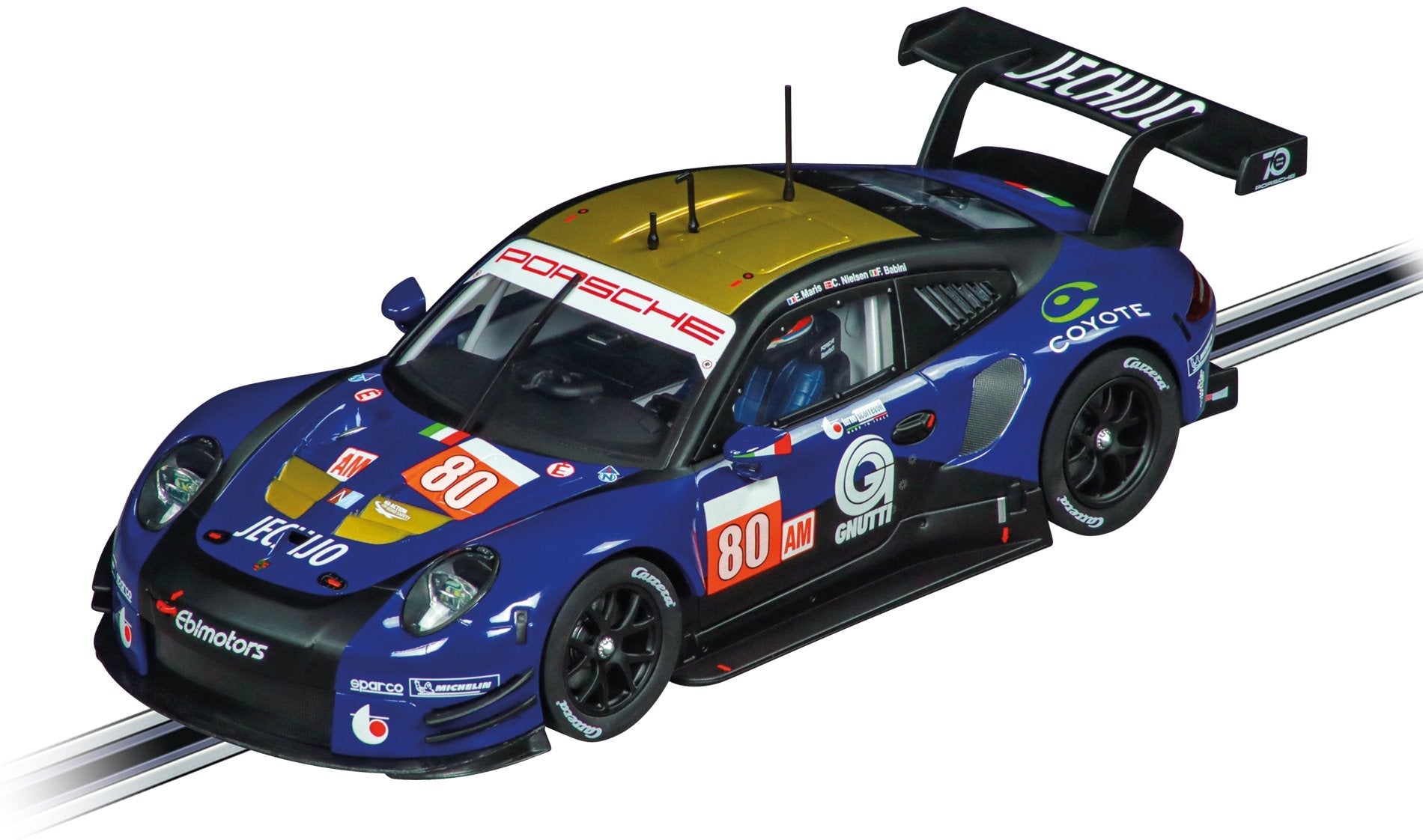 EAN 4007486239715 - Carrera Porsche 911 RSR "Ebimotors, No.80" modelo controlado por radio Coche de carreras Motor eléctrico imagen 1