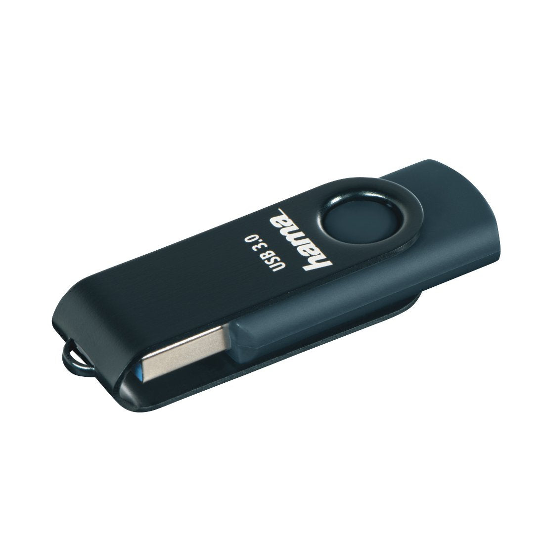 Hama Rotate Memoria Pendrive Usb 3.0 - 128gb De Capacidad - 90mb/S De Transferencia - Tapa Giratoria - Cuerpo Metalico
