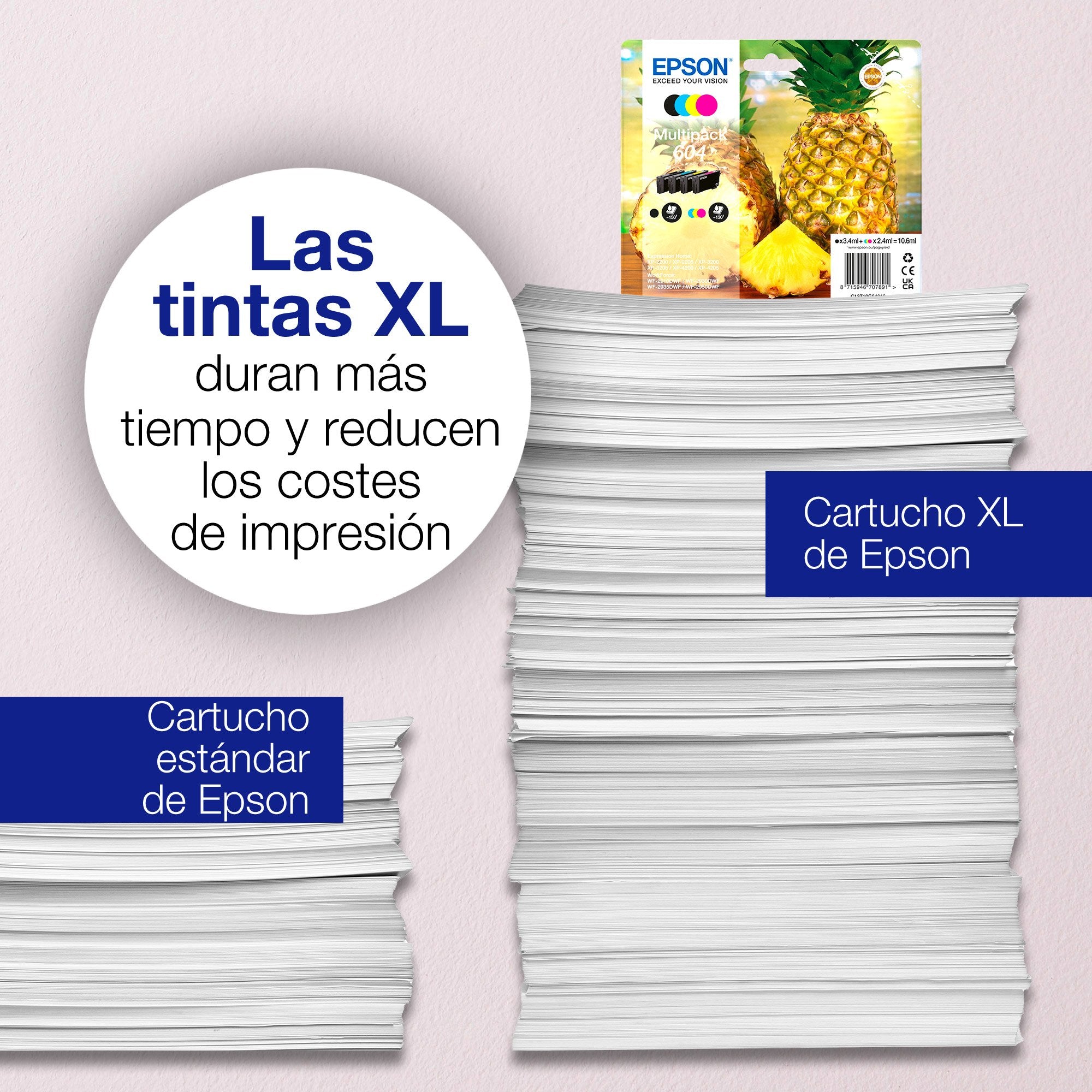 EAN 8715946708072 - Epson 604XL cartucho de tinta 1 pieza(s) Original High (L) Yield Negro, Cian, Magenta, Amarillo imagen 4