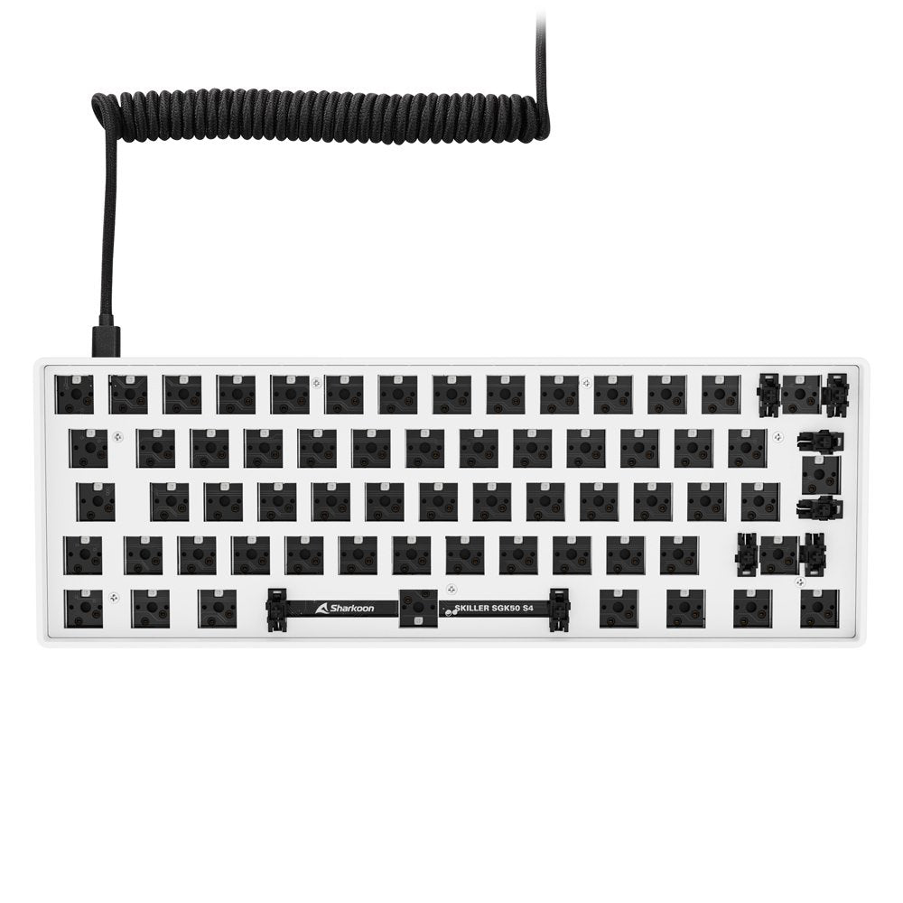 Teclado Sharkoon Skiller Sgk50 S4 Barebone, Gaming Blanco, Distribución Iso