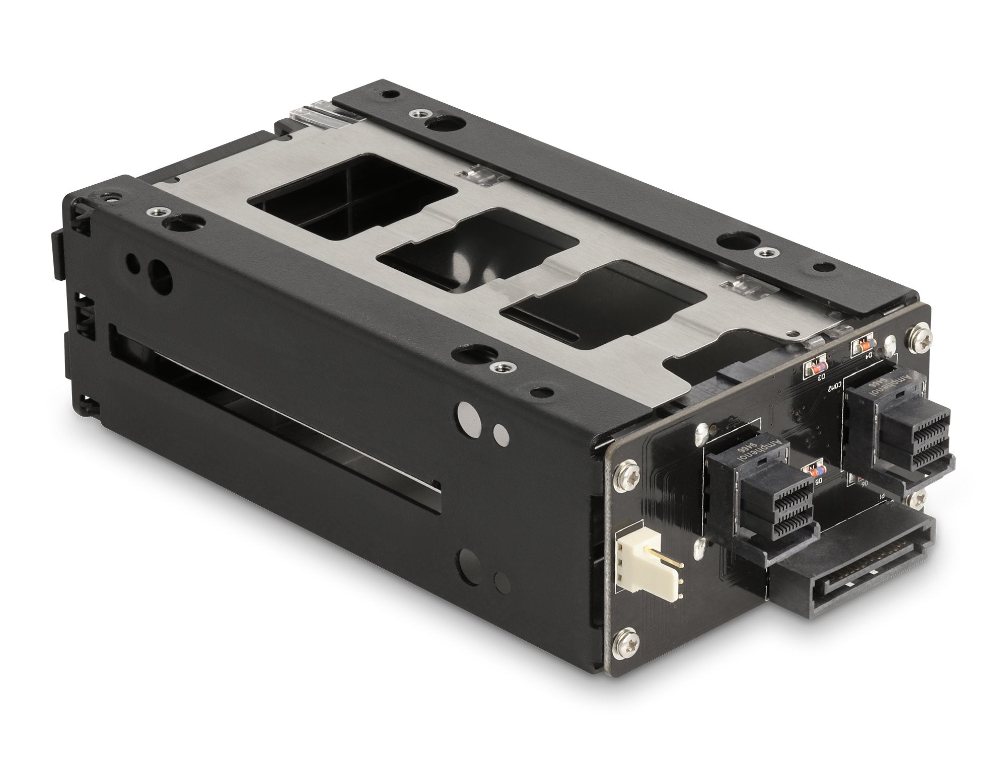 Delock 47019 Estante Móvil De Bahía Delgada Para 2 X 2.5? U.2 Nvme Ssd