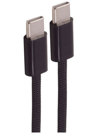 Shiverpeaks Usb-C Cable De Carga, 2.0, 240w, Negro, Textil, 1m