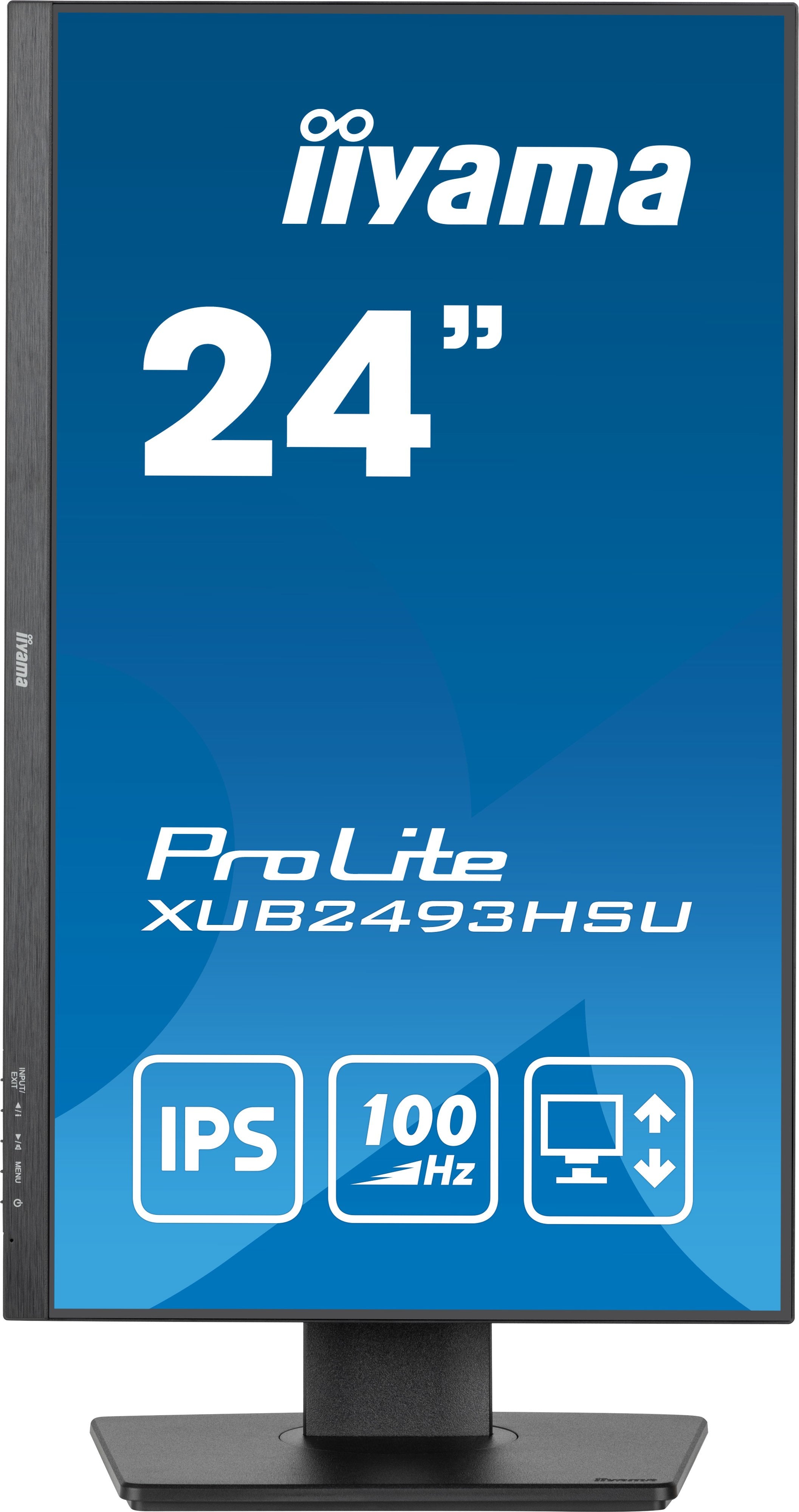 EAN 4948570124596 - iiyama XUB2493HSU-B7 pantalla para PC 60,5 cm (23.8") 1920 x 1080 Pixeles Full HD LED Negro imagen 4
