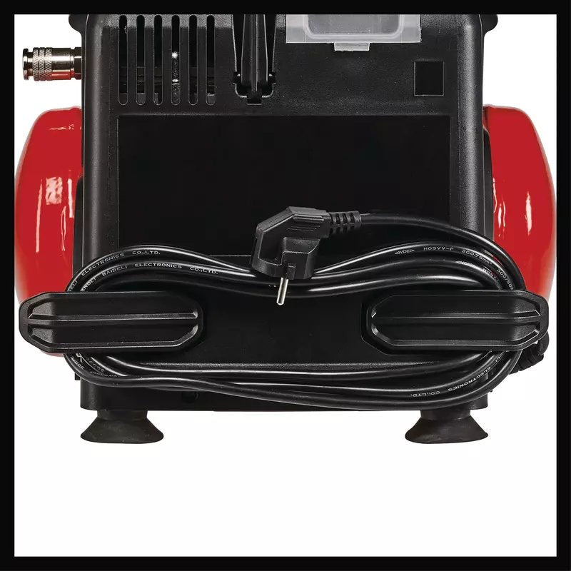 Compresor Einhell Tc-Ac 190/6/8 De Rojo/Negro, 1.200 Vatios 4020655