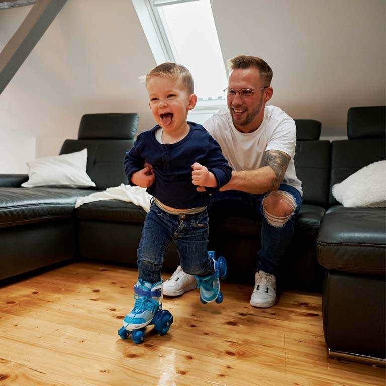 Patines Hudora Tamaño My First Quad. 30-33 Cian