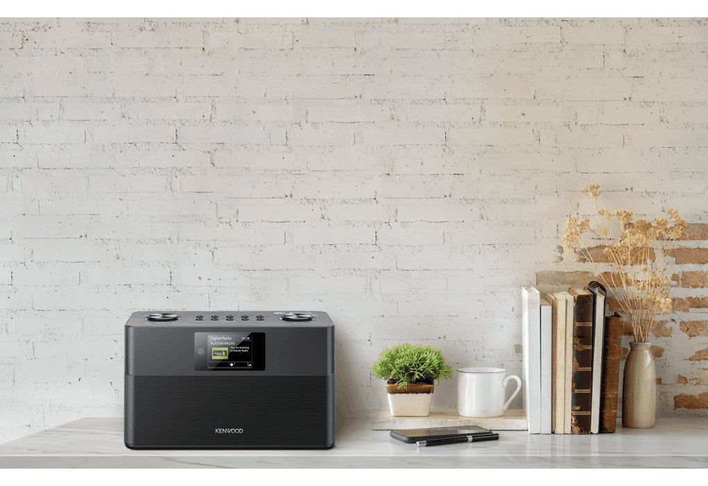 Kenwood Cr-M80dab Dab+ Radio, Grosses Tft Farbdisplay, Bluetooth Negro