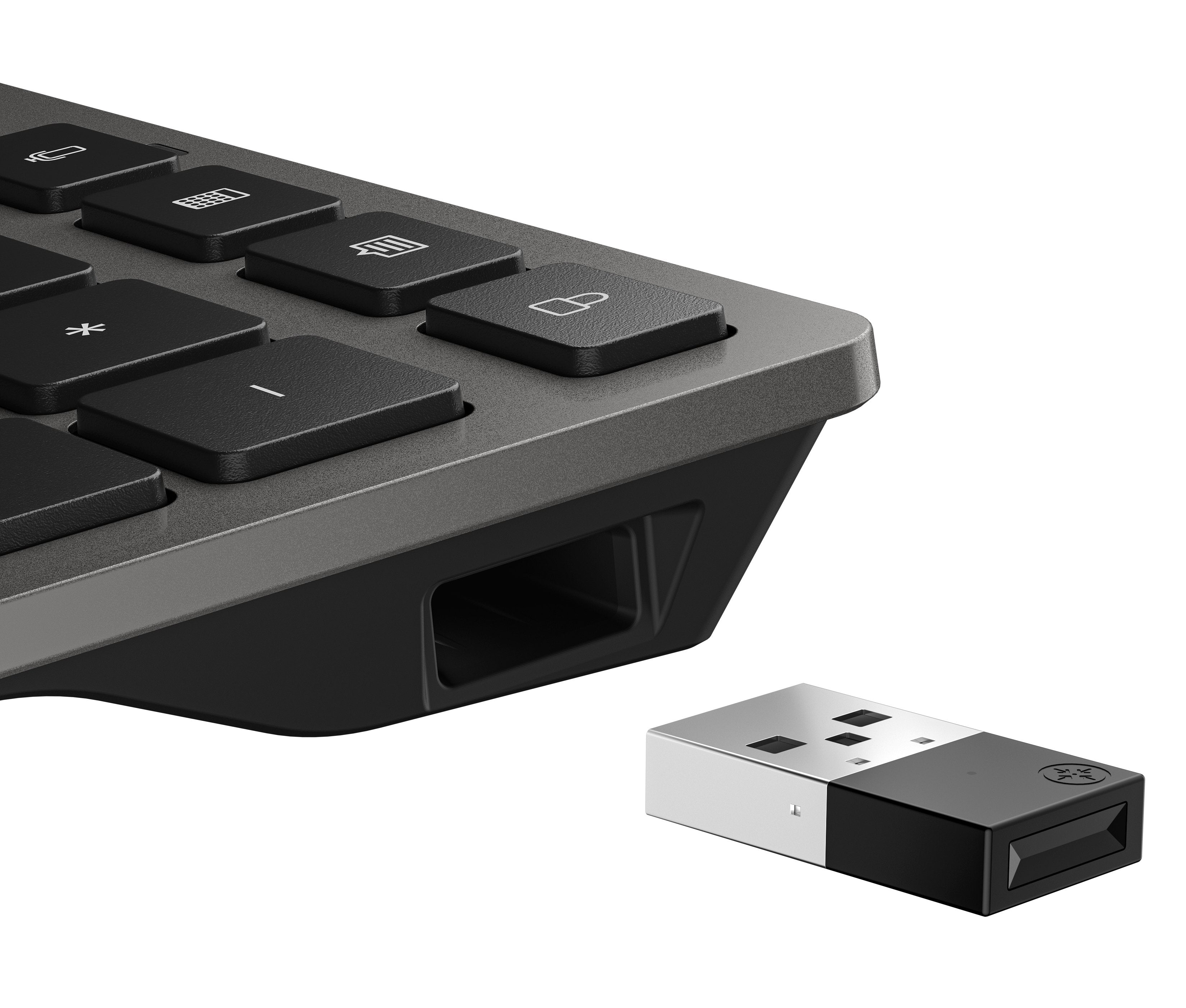 EAN 0198122141005 - HP 720 Multi-Device Rechargeable Wireless Keyboard teclado Hogar / Oficina USB + Bluetooth Negro imagen 4