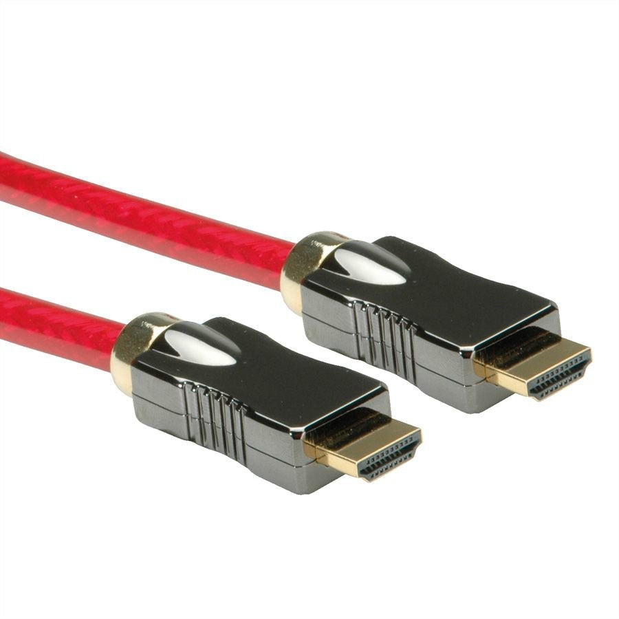 EAN 7611990151400 - ROLINE 11.04.5903 cable HDMI 3 m HDMI tipo A (Estándar) Rojo imagen 2