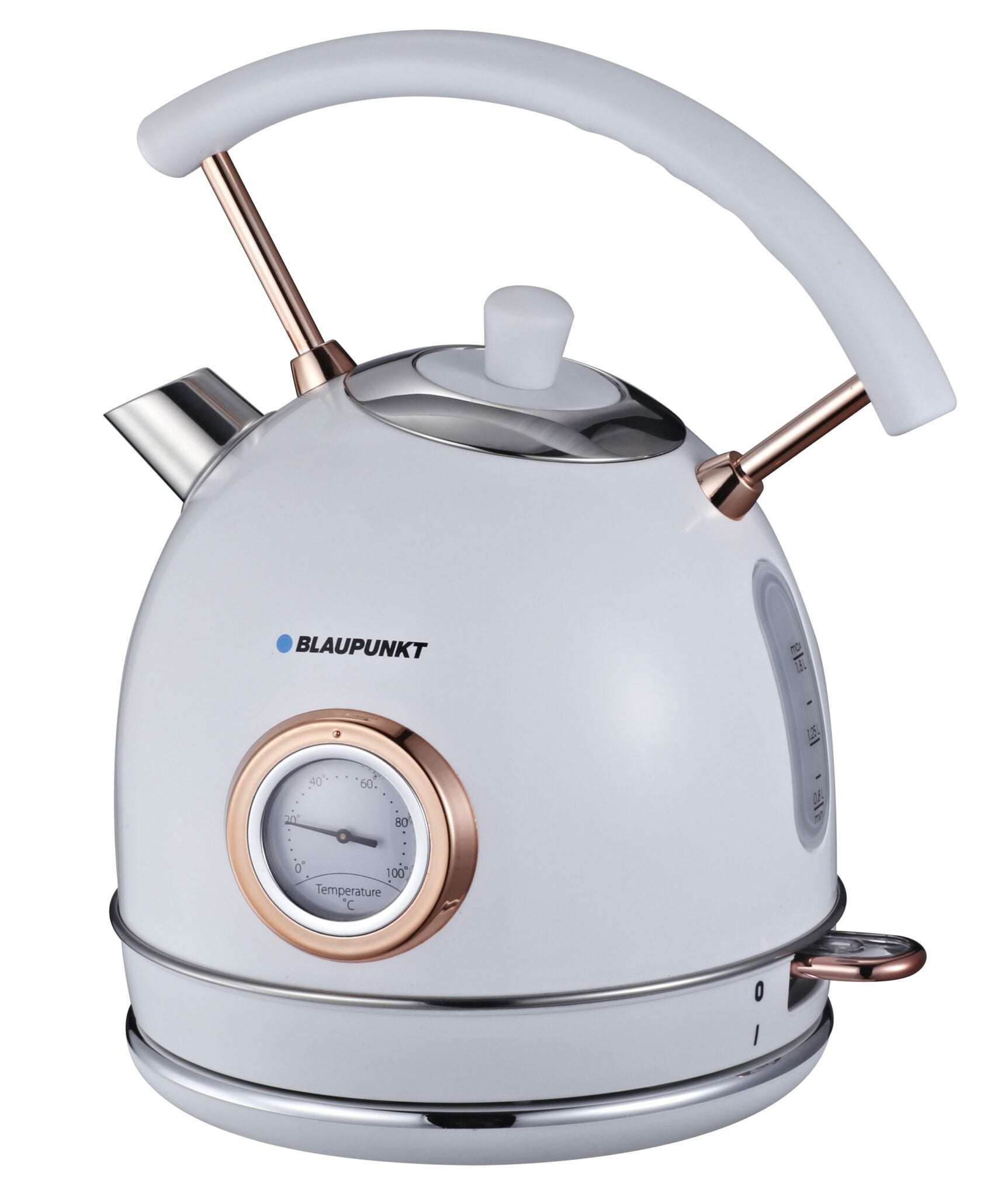 EAN 5901750504600 - Blaupunkt EKS802WH tetera eléctrica 1,8 L 3000 W Oro, Blanco imagen 1