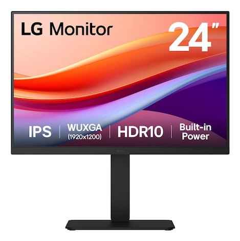 EAN 8806096449073 - LG 24BA55W-B pantalla para PC 61 cm (24") 1920 x 1200 Pixeles WUXGA Negro imagen 1