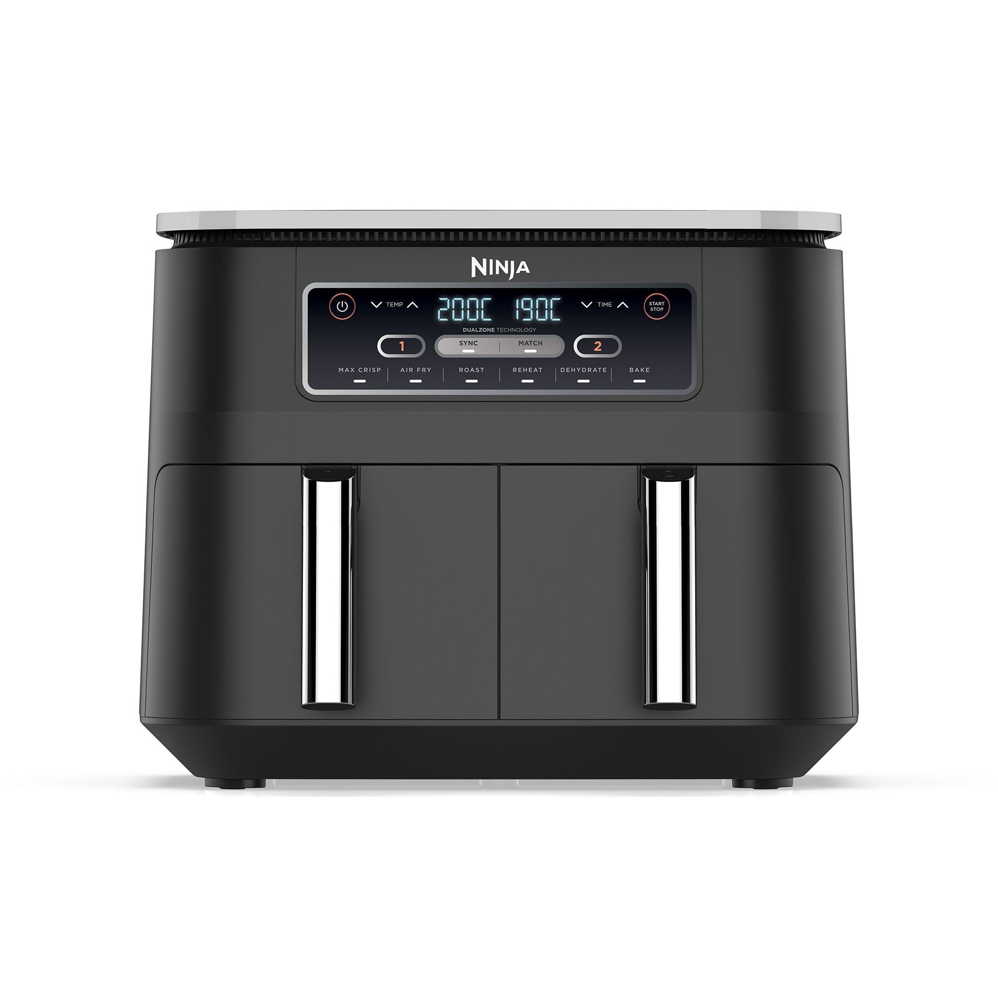 EAN 0622356239561 - Ninja AF300 Doble 7,6 L Independiente 2470 W Freidora de aire caliente Negro imagen 7