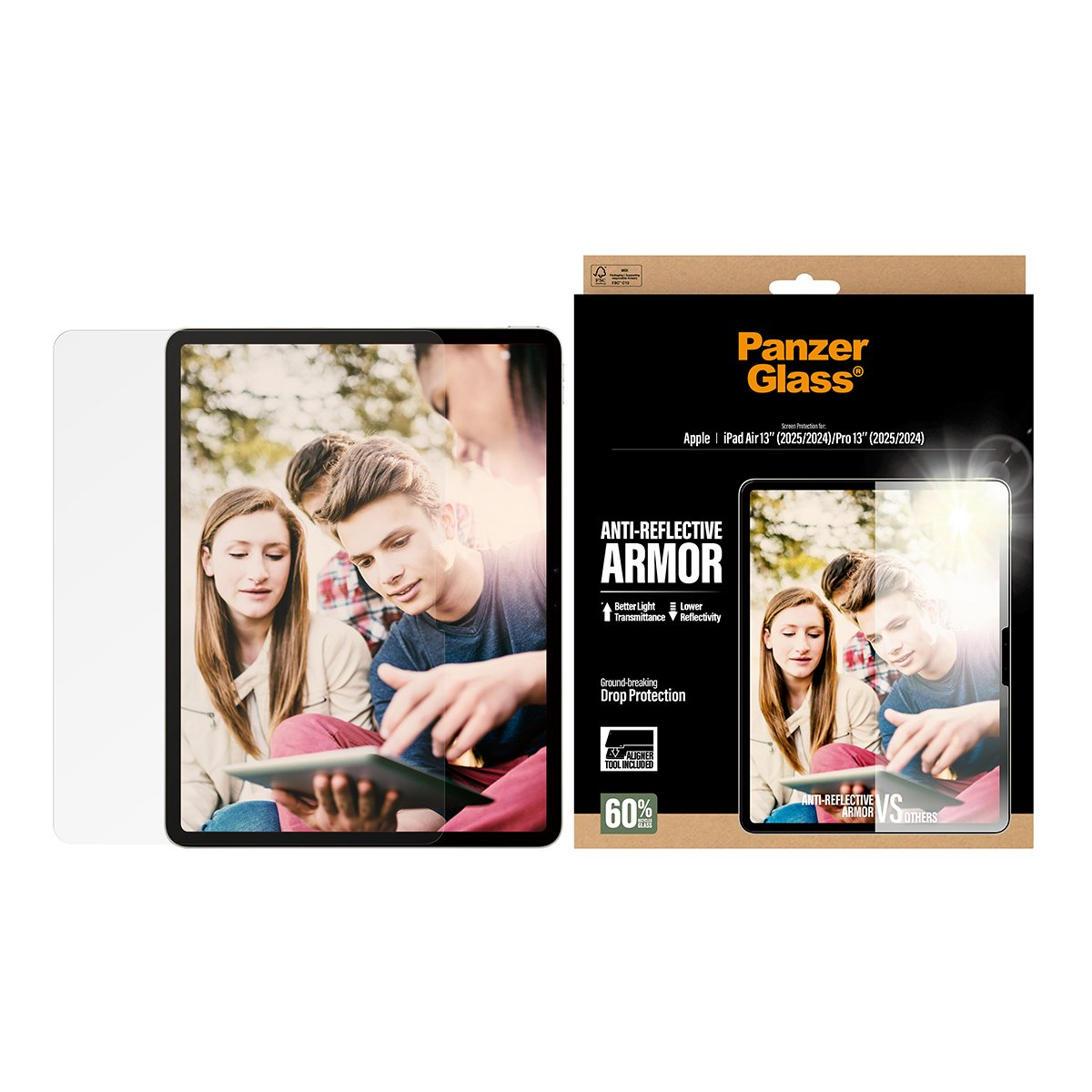 EAN 5715685030642 - PanzerGlass ® Anti-Reflective Armor Screen Protector iPad Air 13" (2024-2026) | Pro 13" (2024-2025) | Ult imagen 2