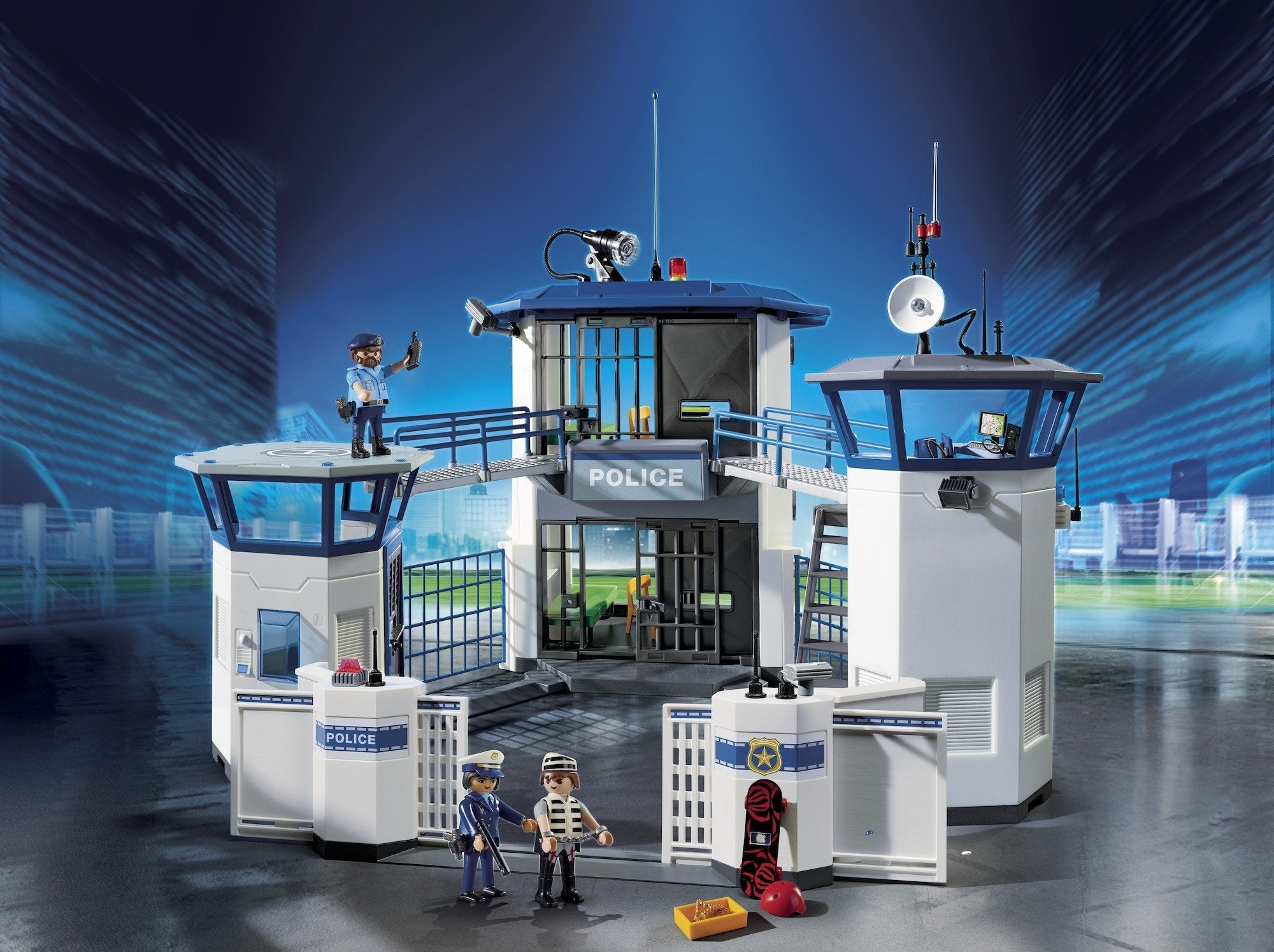 EAN 4008789069191 - Playmobil City Action Police Headquarters with Prison imagen 3