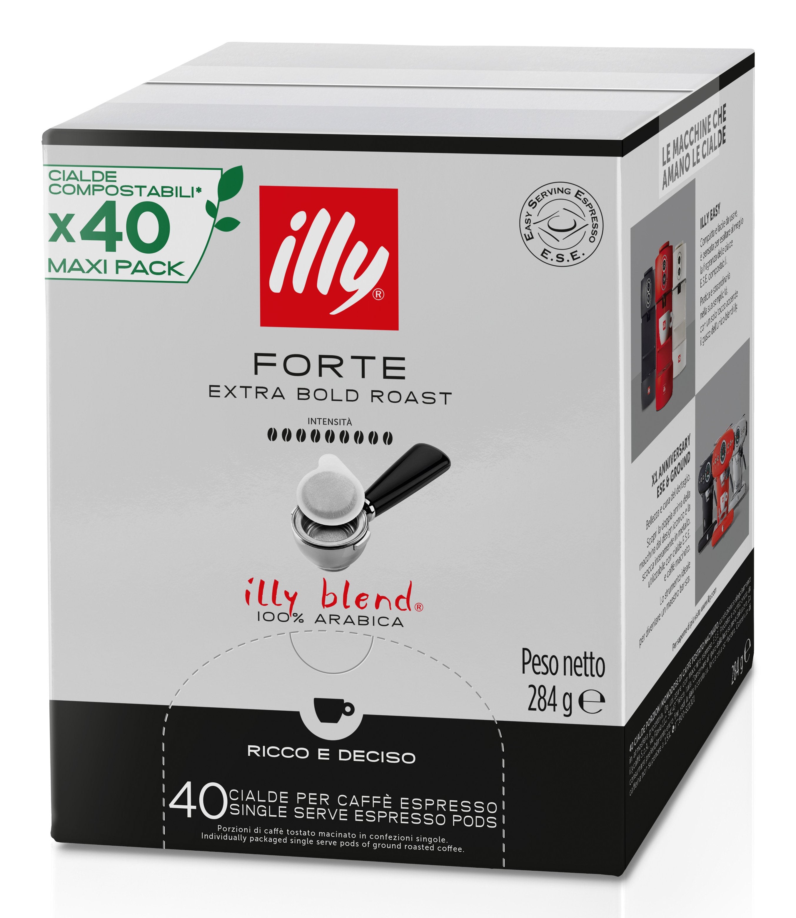 EAN 8003753217932 - Illy Forte Dosis de café Tueste oscuro 40 pieza(s) imagen 1