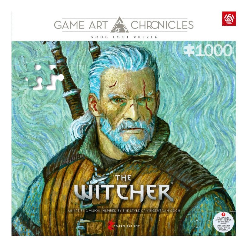 Puzzle Good Loot Gaming 1000 Game Art Chronicles The Witcher Geralt & Vincent Van Gogh