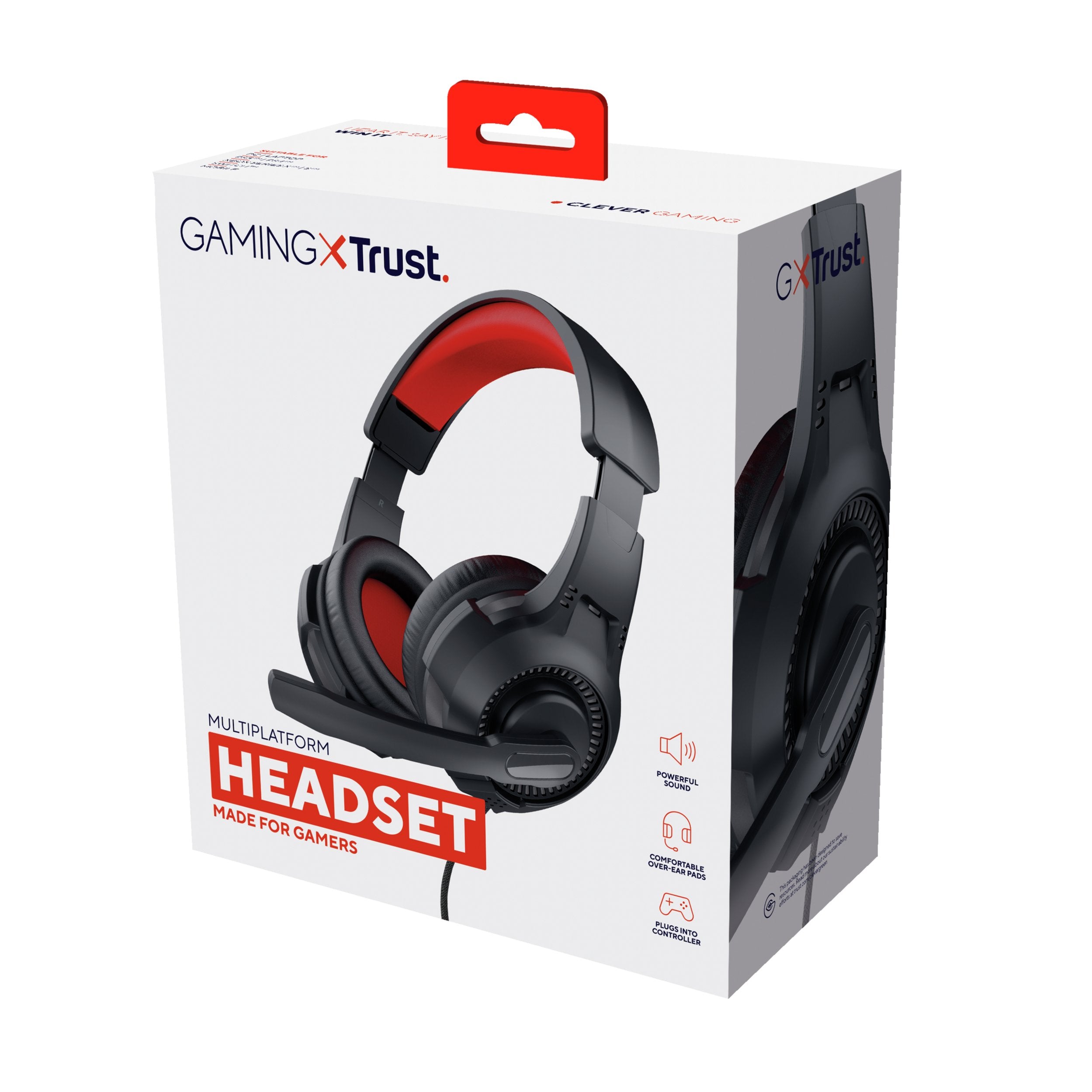 EAN 8713439247855 - Trust 24785 auricular y casco Auriculares Alámbrico Diadema Juego Negro, Rojo imagen 6