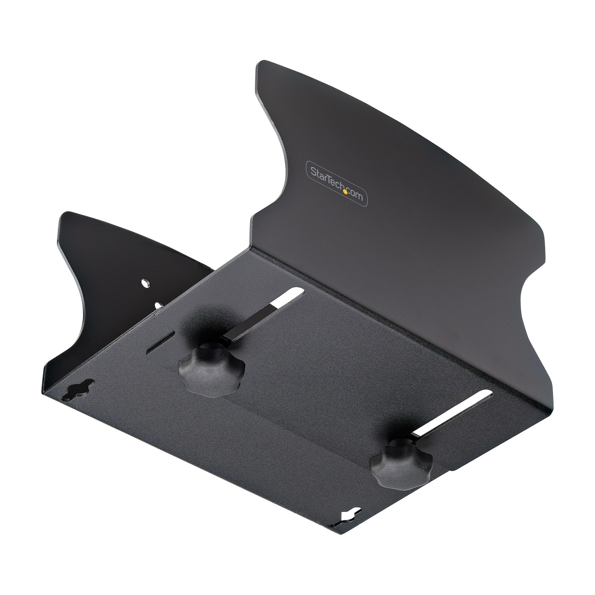 Startech.Com Pc Wall Mount Bracket For Desktop Computers Up To 40lb Toolless Width Adjustment 1.9-7.8in (50-200mm) Heavy-Duty Steel Cpu Tower/Case Shelf/Holder Includes Mounting Hardware And Spacers (2ns-Cpu-Wall-Mount) Soporte De Montaje E