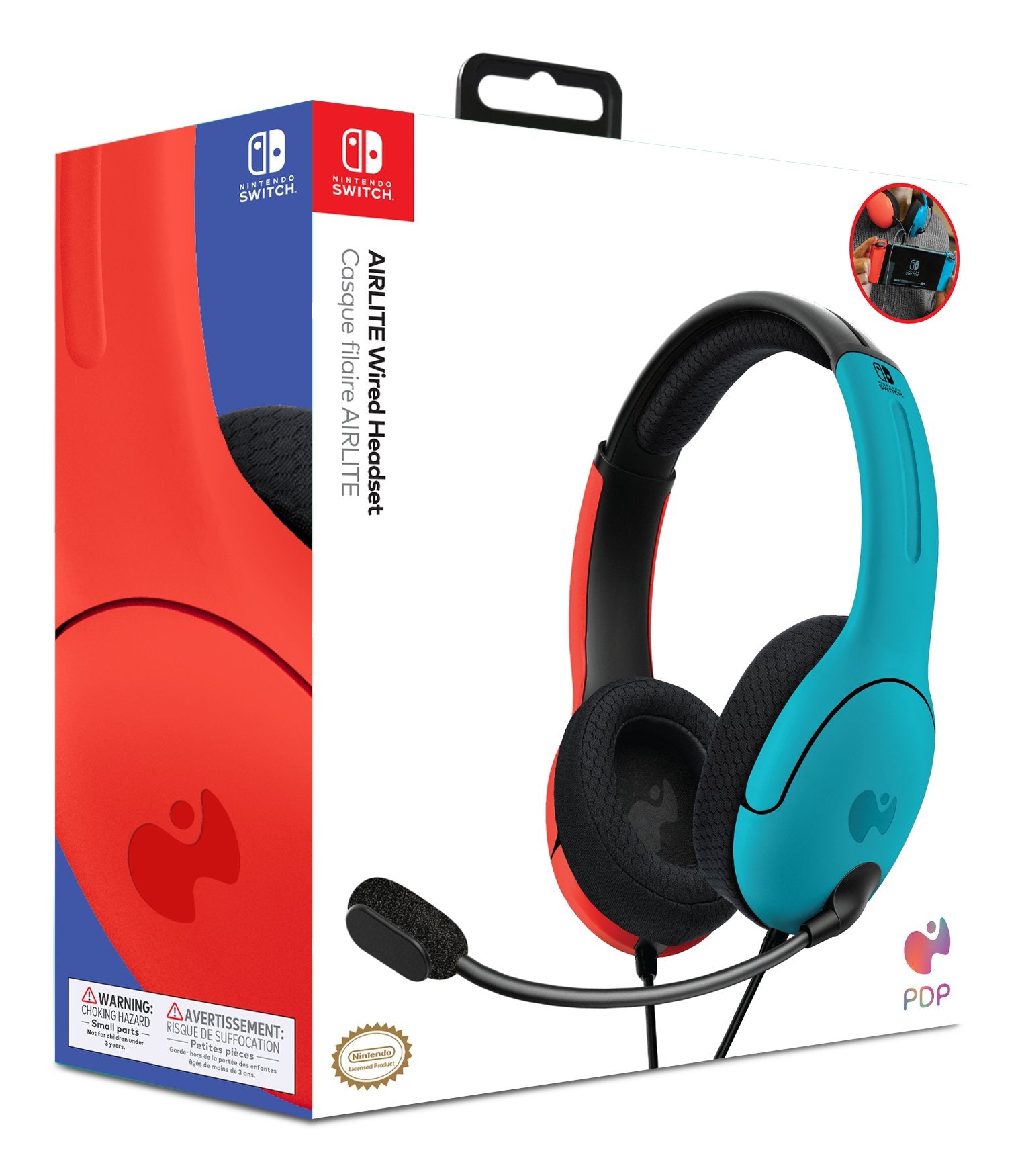 EAN 0708056066826 - PDP LVL40 Auriculares Alámbrico Diadema Juego Negro, Azul, Rojo imagen 8