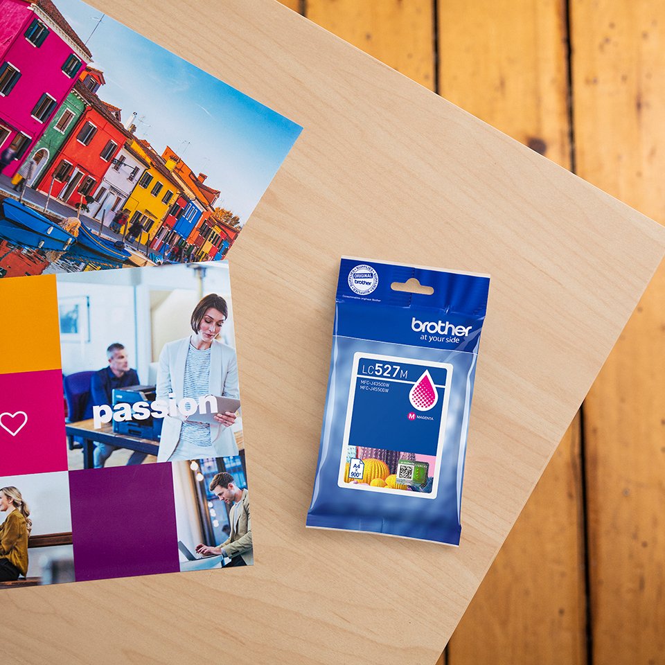 Tinta Brother Magenta Lc527m 900 Paginas