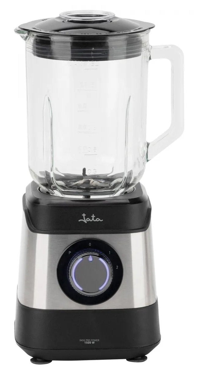 EAN 8421078039587 - JATA JEBT3855 licuadora 1,8 L Batidora de vaso 1500 W Negro, Acero inoxidable, Transparente imagen 1