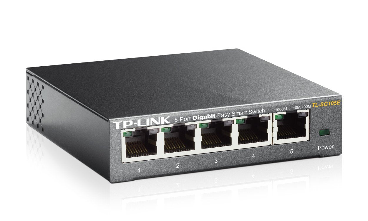 EAN 6935364022037 - TP-Link TL-SG105E Gestionado L2 Gigabit Ethernet (10/100/1000) Negro imagen 3