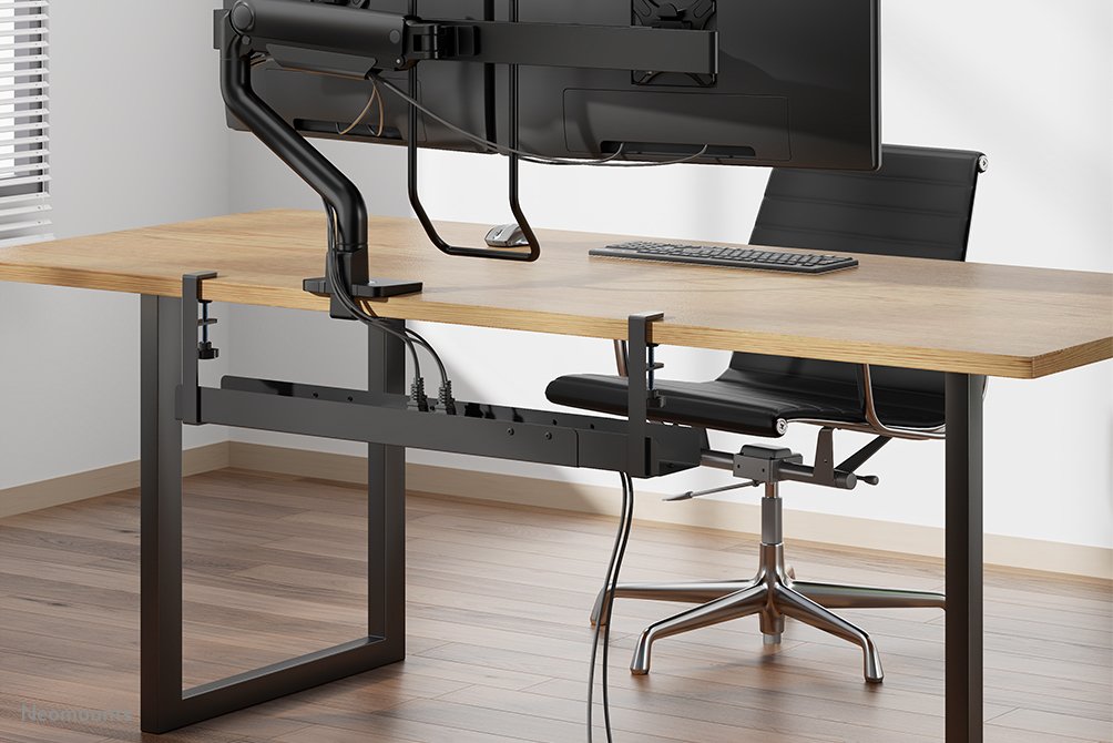 Neomounts Cableaufbewahrung -5kg Klemme Universal 120cm Negro