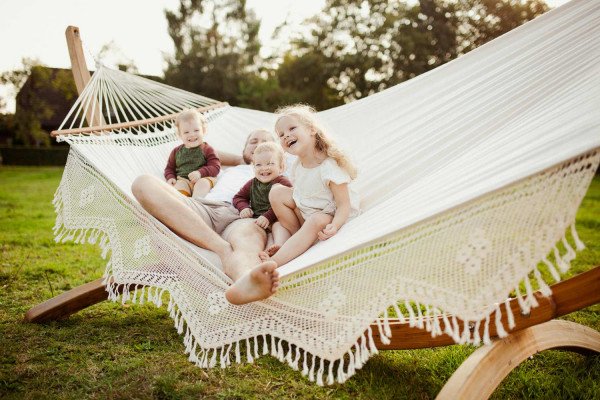 EAN 4030454000734 - AMAZONAS AZ-1062100 hamaca Hamaca colgante 3 personas(s) Algodón Blanco imagen 4