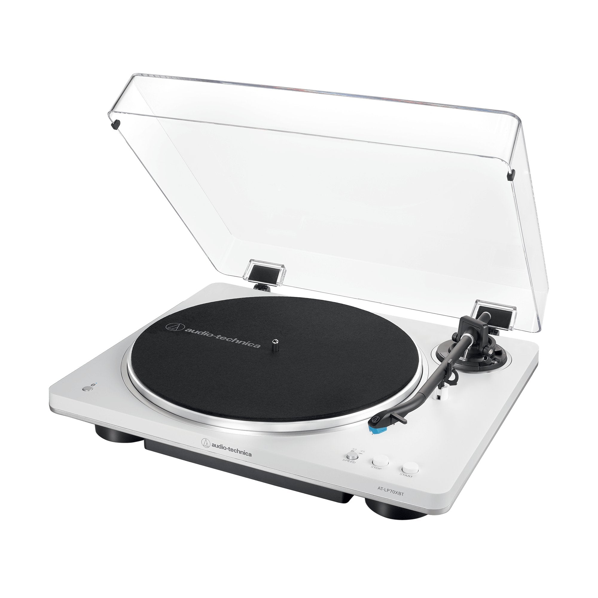 EAN 4961310162436 - Audio-Technica AT-LP70XBT Tocadiscos de tracción por correa Plata, Blanco Totalmente automático imagen 1