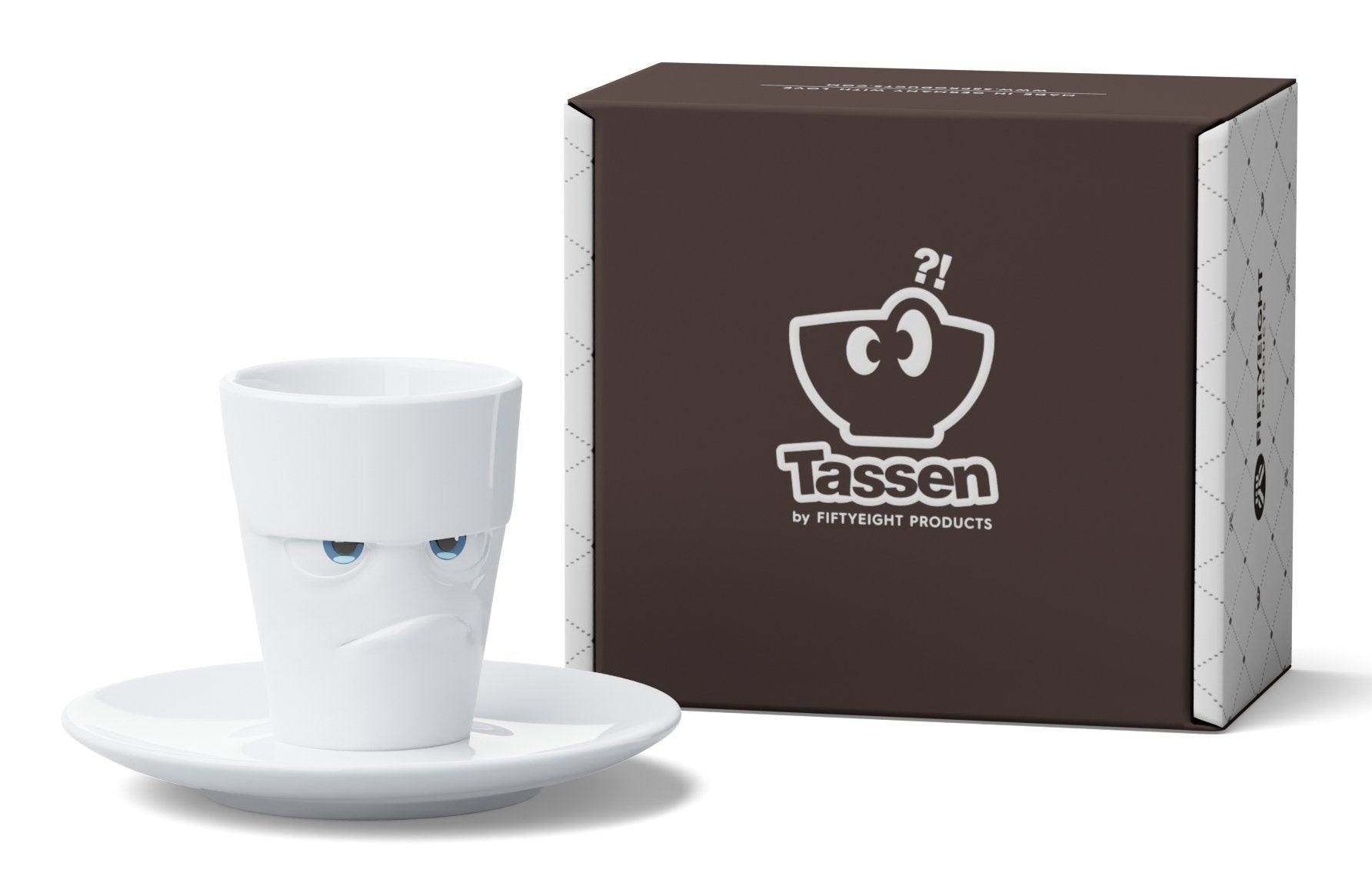 Fiftyeight Espresso Mug Con Henkel 80ml - Grummelig Blanco
