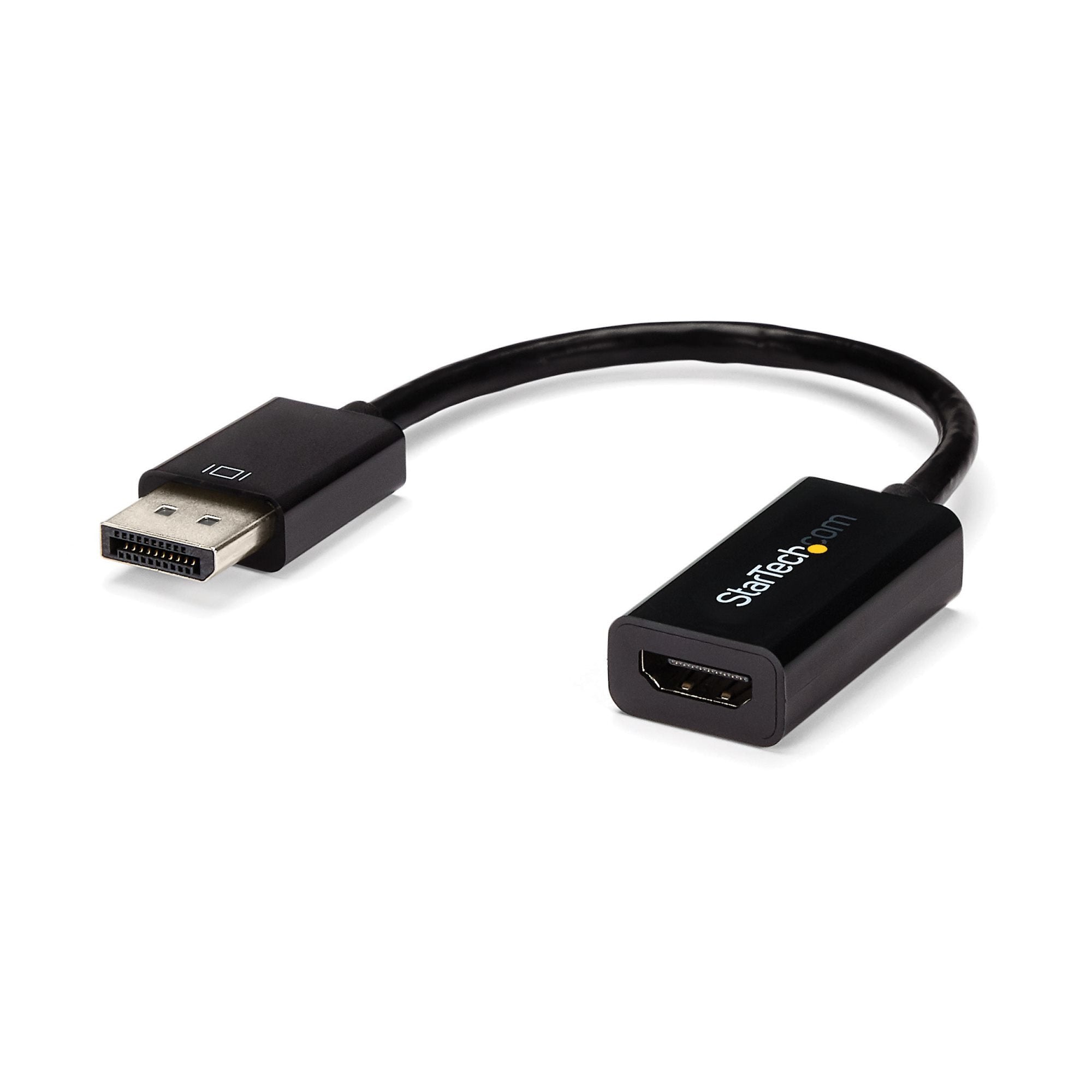 EAN 0065030857352 - StarTech.com DP2HD4KS adaptador de cable de vídeo 0,15 m HDMI tipo A (Estándar) Negro imagen 1