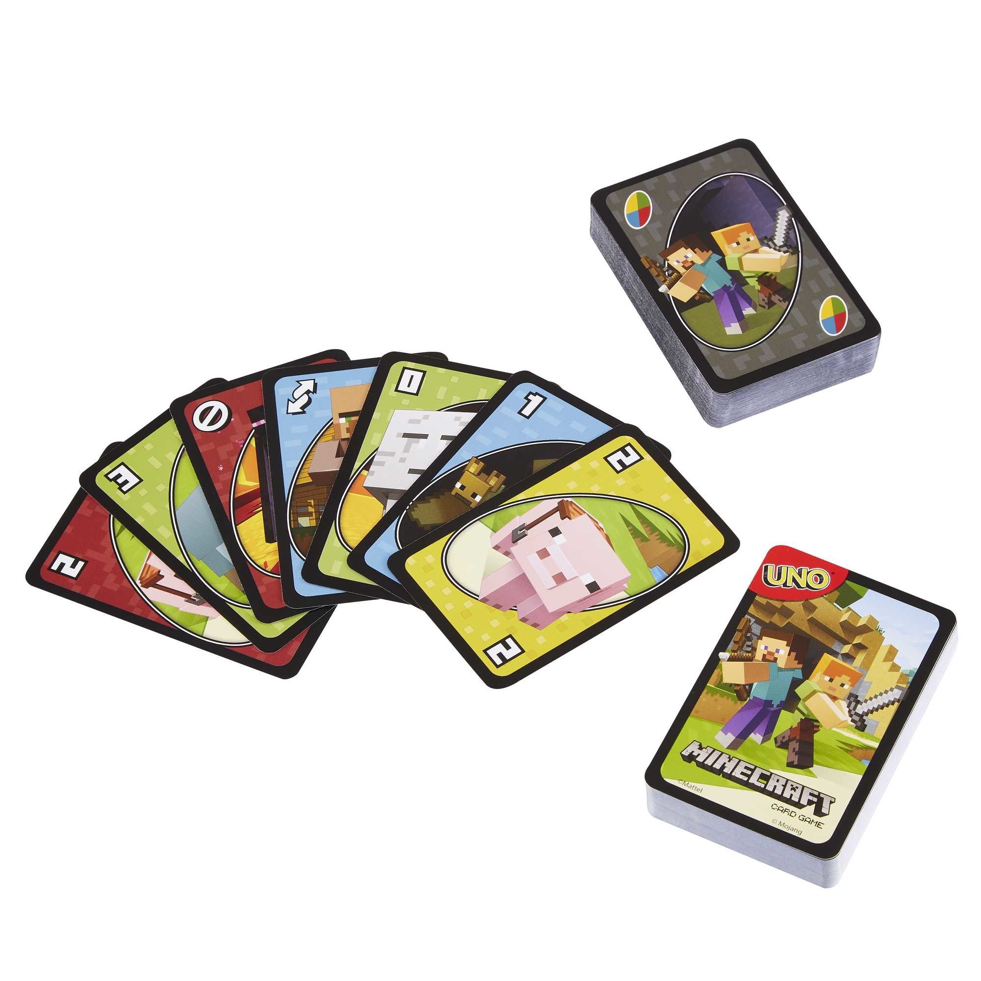 Juego De Cartas Mattel Uno Minecraft Fpd61
