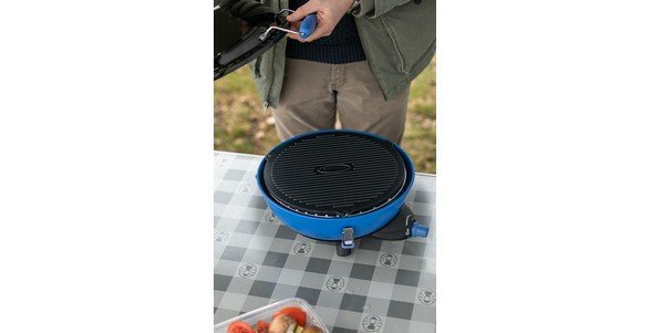 EAN 3138522128050 - Campingaz Party Grill 400 Caravan Parrilla Mesa propano/butano Negro, Azul, Acero satinado 2000 W imagen 9
