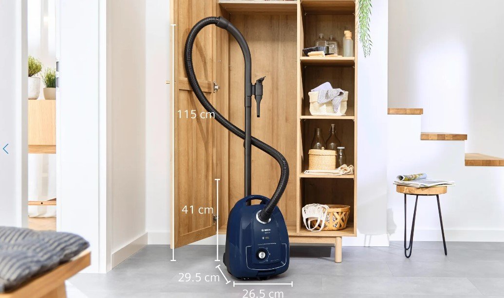 EAN 4242005364022 - Bosch Serie 4 BGD38BU2 aspiradora 4 L Aspiradora de tambor Secar 600 W Bolsa para el polvo imagen 6