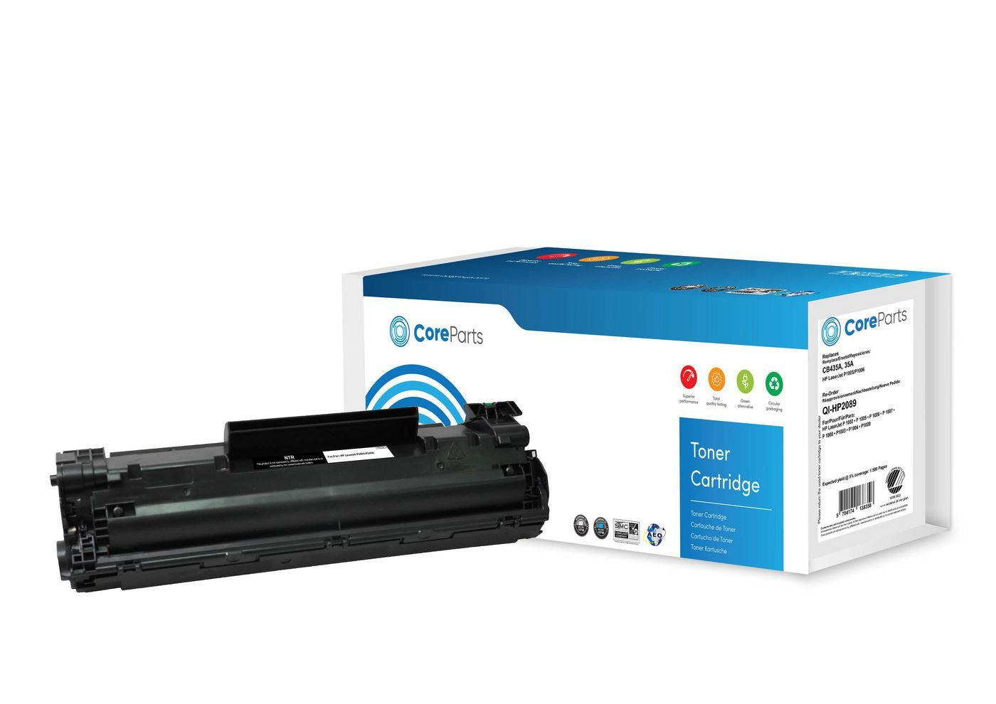 Coreparts Qi-Hp2089 Cartucho De Tóner 1 Pieza(S) Compatible Negro