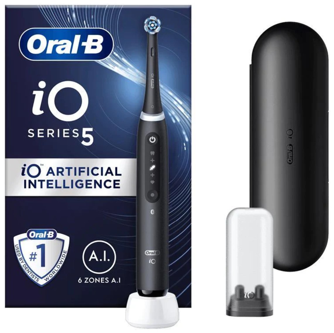 Cepillo Oral-B Ioseries5bl Dental Vibratorio Negro