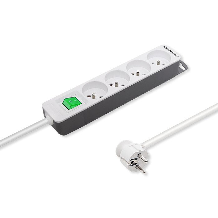 EAN 5901878502885 - Qoltec 50288 base múltiple 1,8 m 4 salidas AC Interior Blanco imagen 2