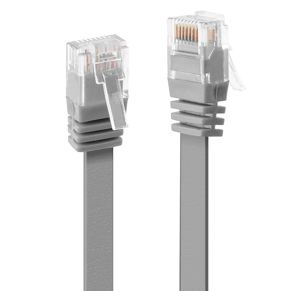 Lindy Cable De Red Cat6 Flachband Ungeschirmt Gris 1.00m