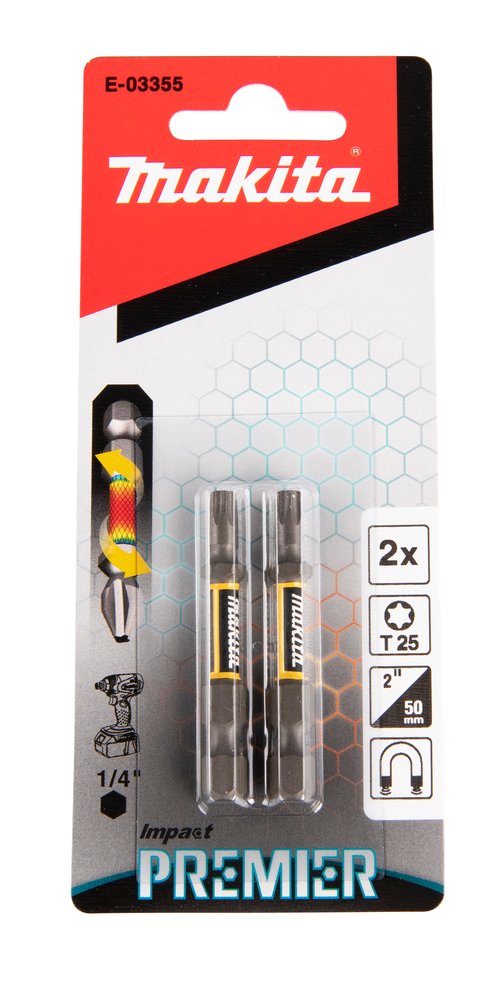 EAN 0088381570015 - Makita E-03355 punta de destornillador 2 pieza(s) imagen 2
