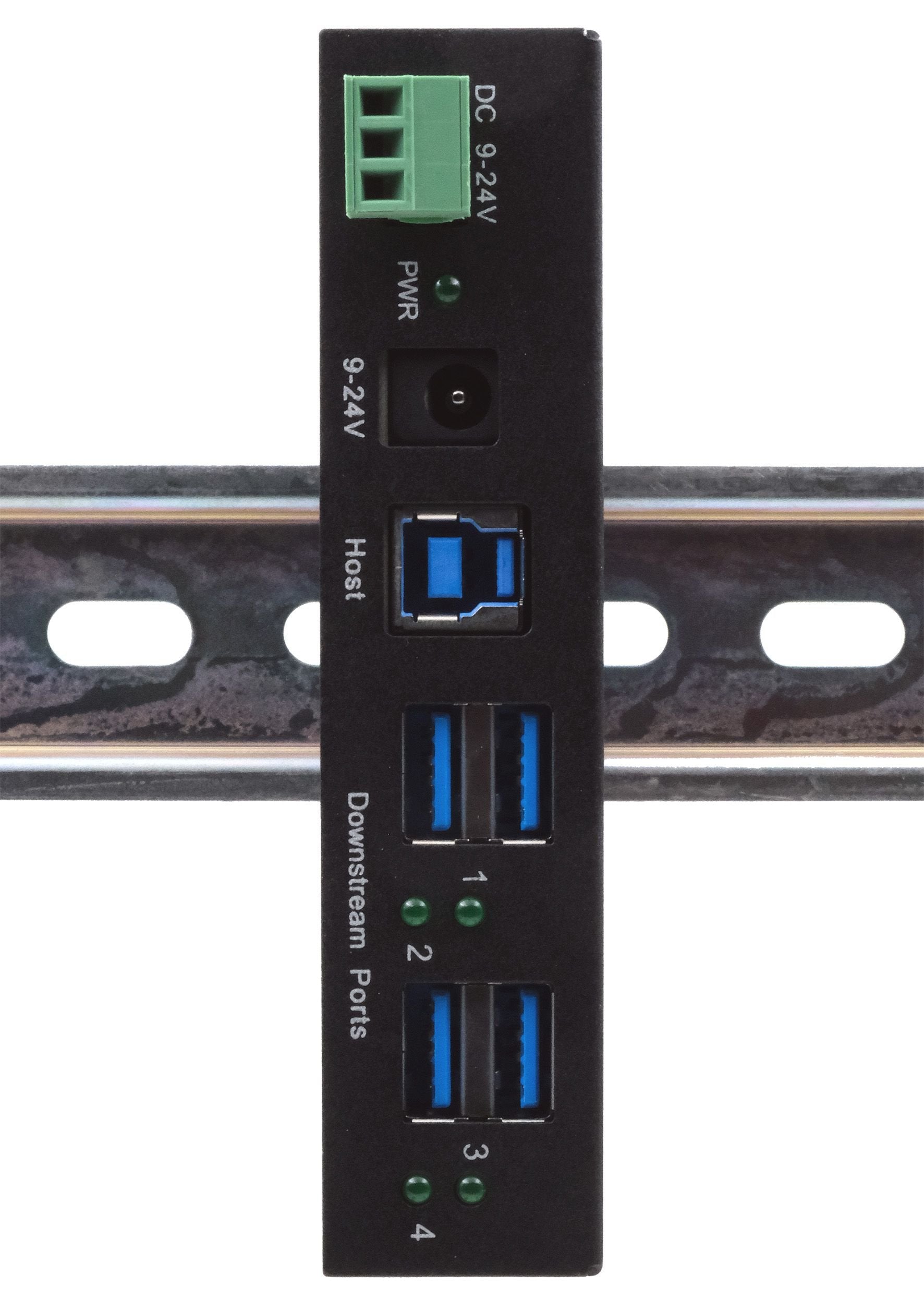 EAN 4718359112447 - EXSYS EX-11244HMS hub de interfaz USB 3.2 Gen 1 (3.1 Gen 1) Type-B 5000 Mbit/s Negro imagen 4