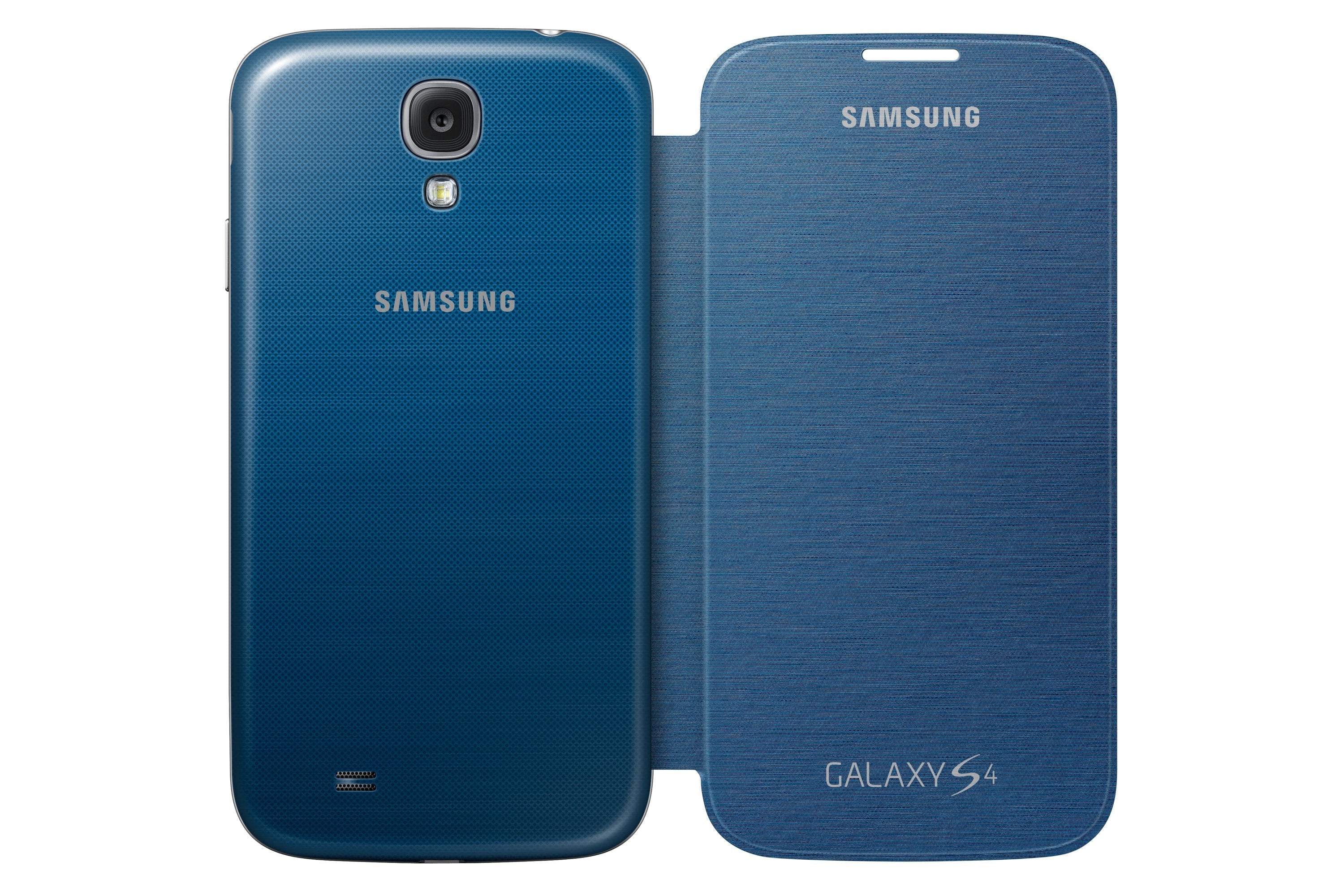 Samsung Flip Cover Funda Samsung Galaxy S4/Con Tapa.Sustituye Tapa Trasera/Marron/Ef-Fi950baegww