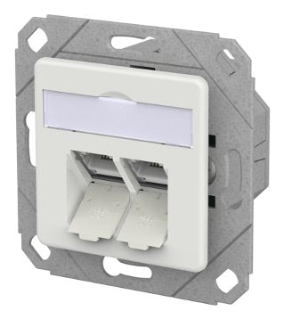 Metz Connect Anschlussdose E-Dat C6a Lsa++ 2 Port Upk Verkehrswei